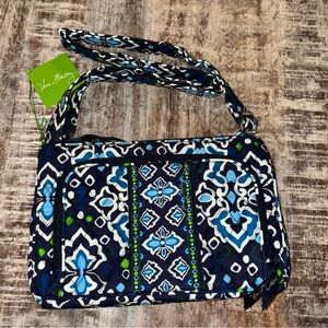Vera Bradley Blue Patterned Women's Little Hipster Bag